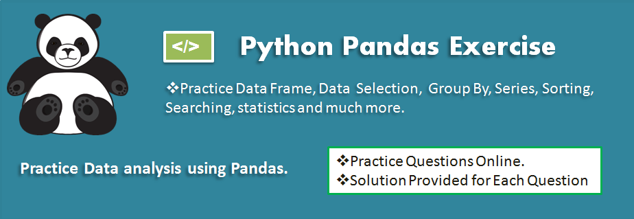 Python Pandas Exercise