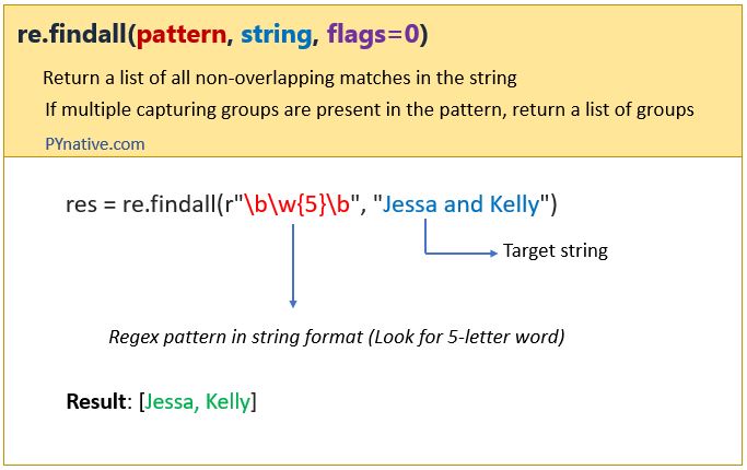 Python Regex Find All Matches – Findall() & Finditer()
